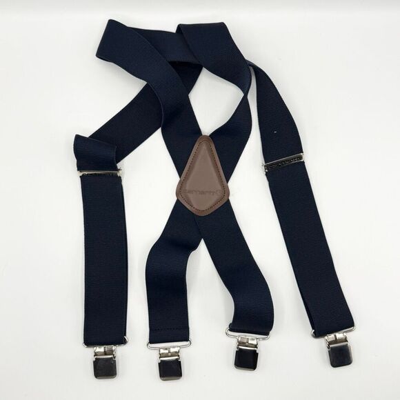 Carhartt Navy Blue Rugged Utility Flex Suspenders - US OSFM - Picture 1 of 4